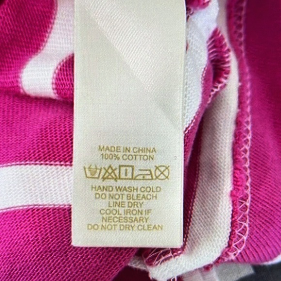 Kate Spade Tropez Pink & White Striped Cotton Shift Dress - Picture 5 of 5